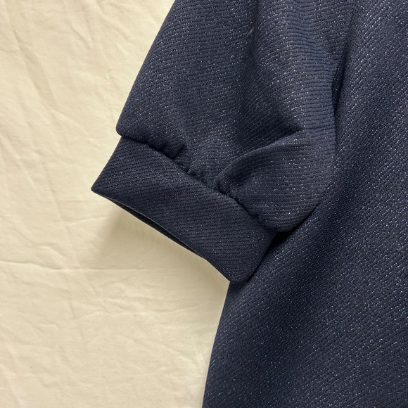 Navy Sparkly Ann Taylor Blouse - Picture 3 of 4